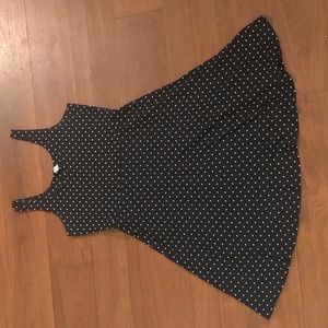 Old Navy Medium Polka Dot Fit and Flare Sleeveless Dress
